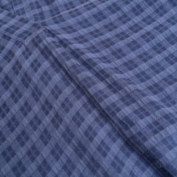 Anthropologie Cloth & Stone Short-Sleeve Pullover Blouse Top Blue NEW - Picture 12 of 14